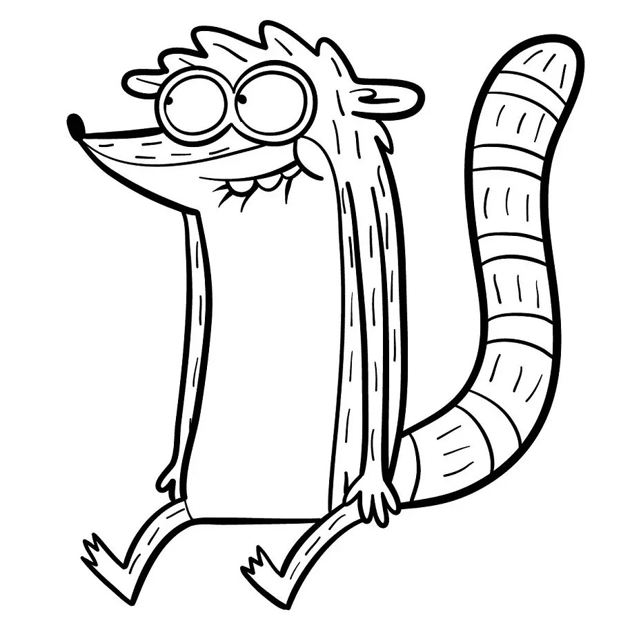Regular Show Coloring Pages 7