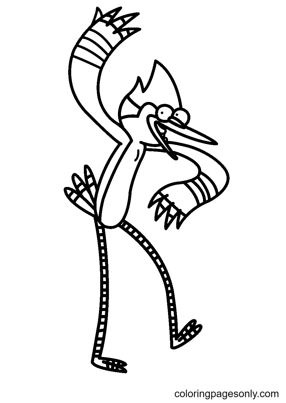 Regular Show Coloring Pages 8