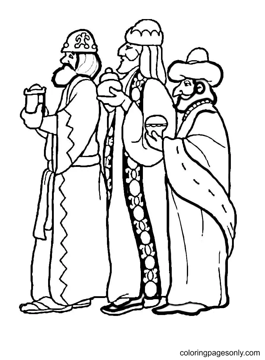 Religiöse Weihnachts-Ausmalbilder 18
