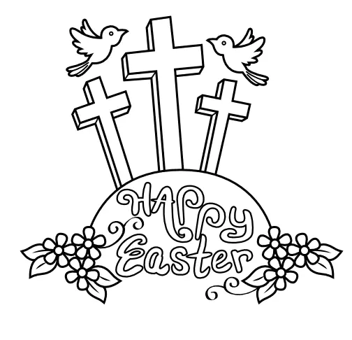 Religiöse Ostern Ausmalbilder 14