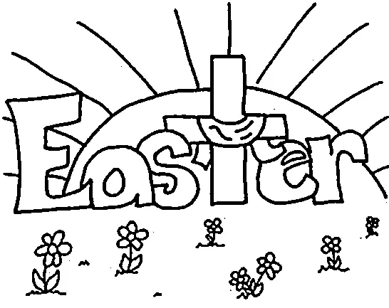 Religiöse Ostern Ausmalbilder 15