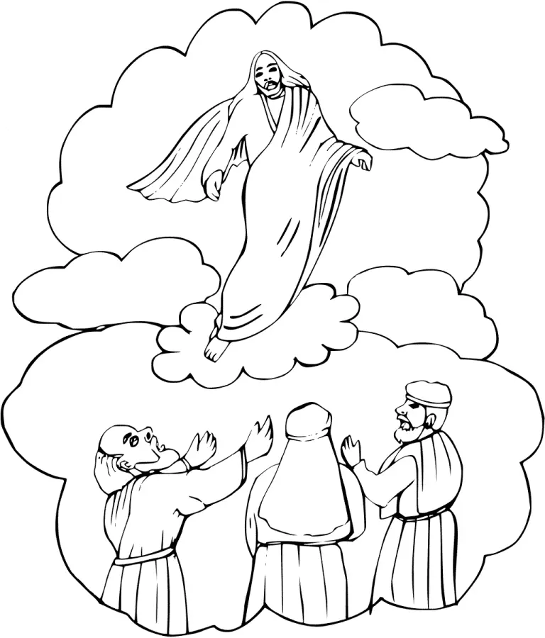 Religiöse Ostern Ausmalbilder 28