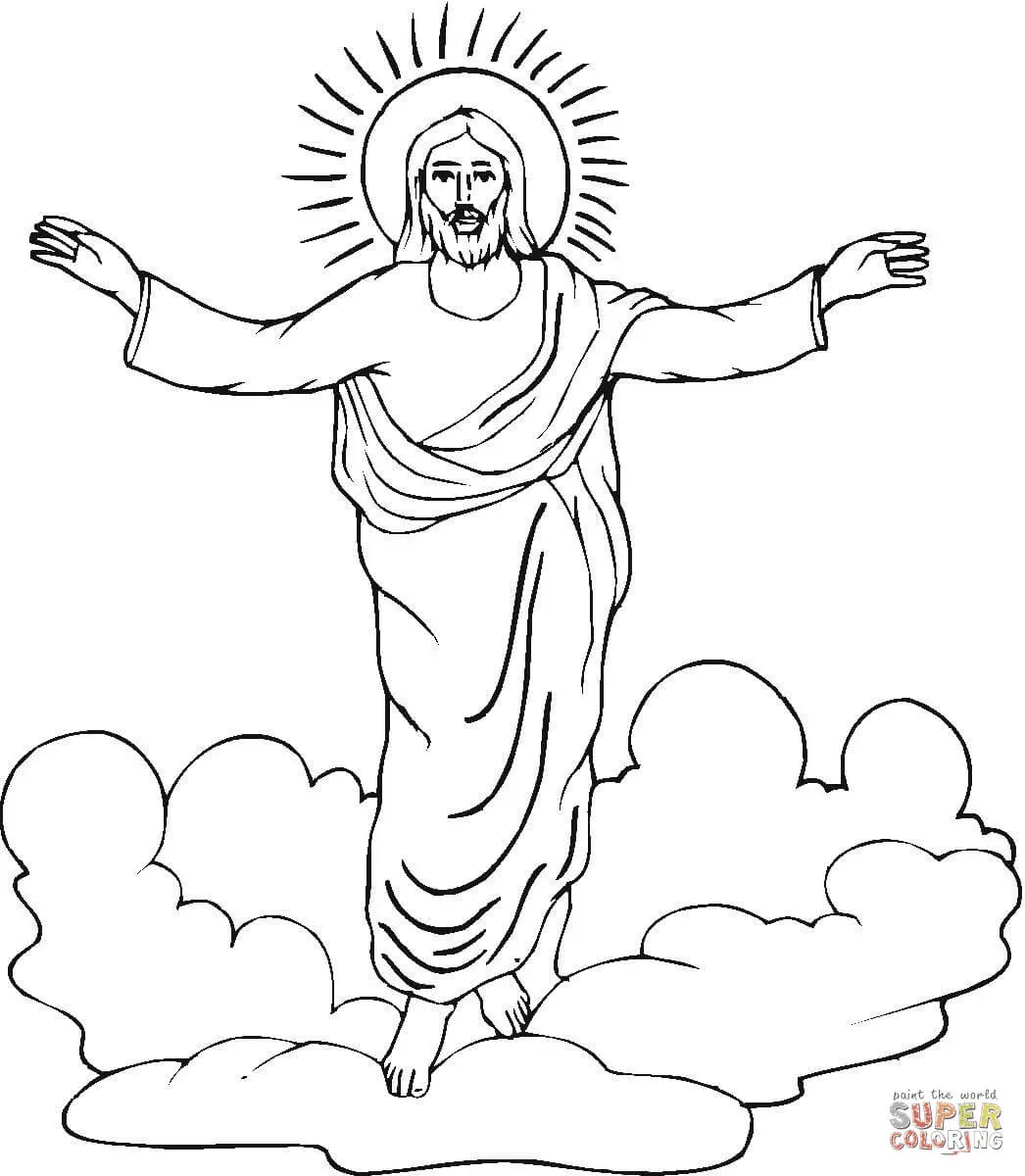 Religiöse Ostern Ausmalbilder 7