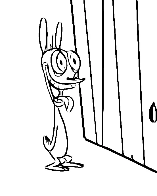 Ren and Stimpy Coloring Pages 24