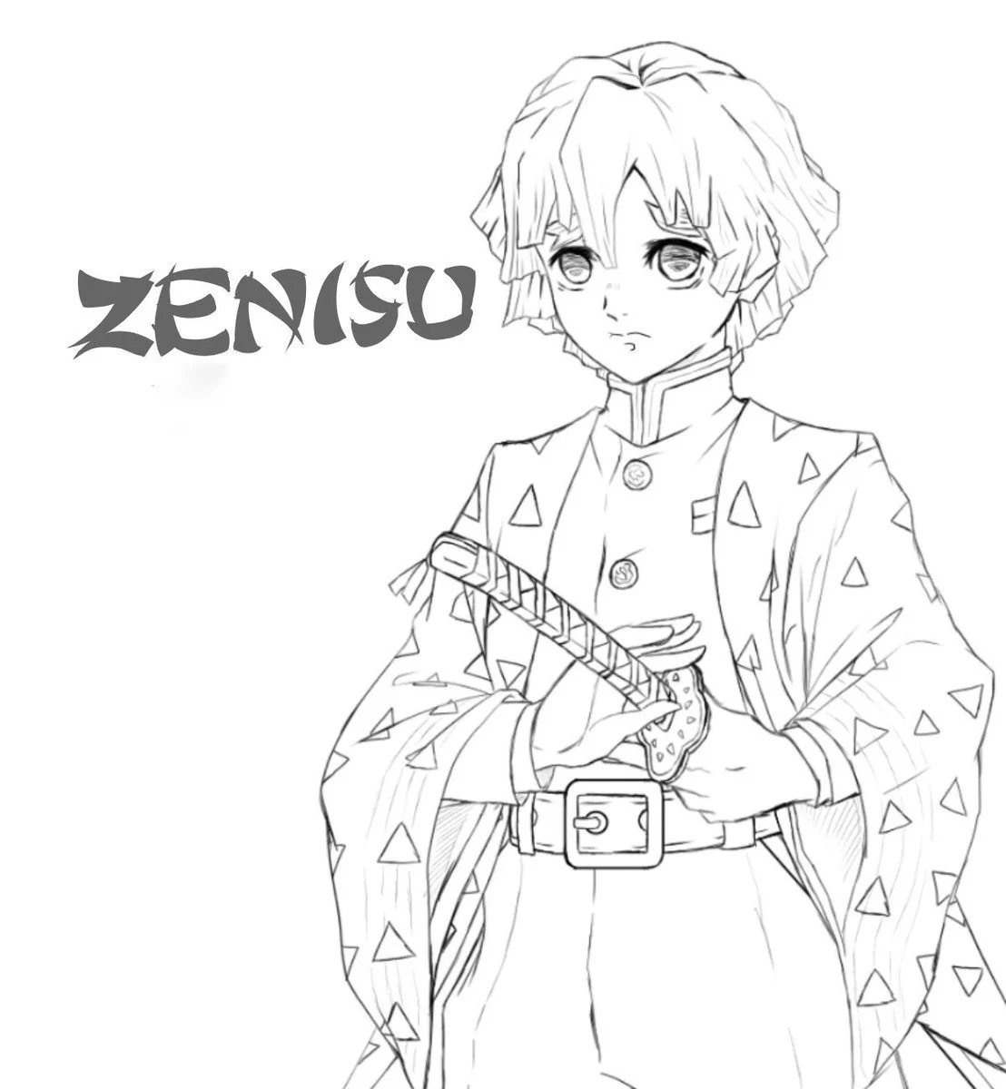 Rengoku Coloring Pages 16