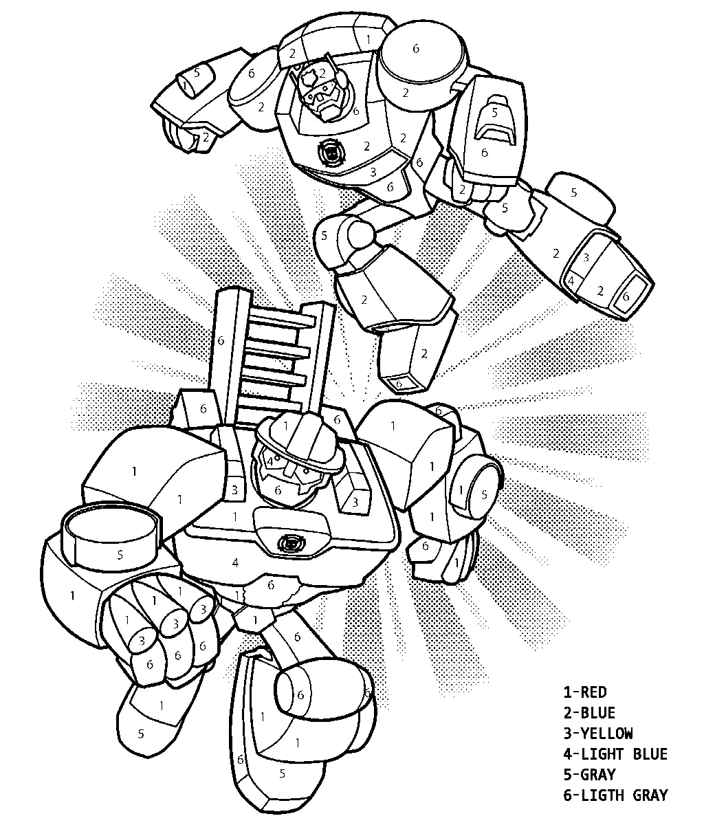 Rescue Bots Coloring Pages 20