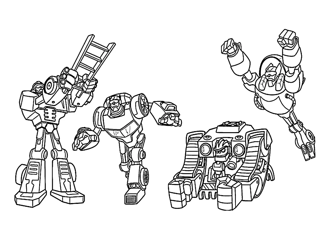 Rescue Bots Coloring Pages 28