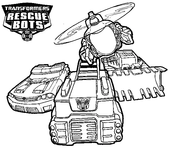 Rescue Bots Coloring Pages 6