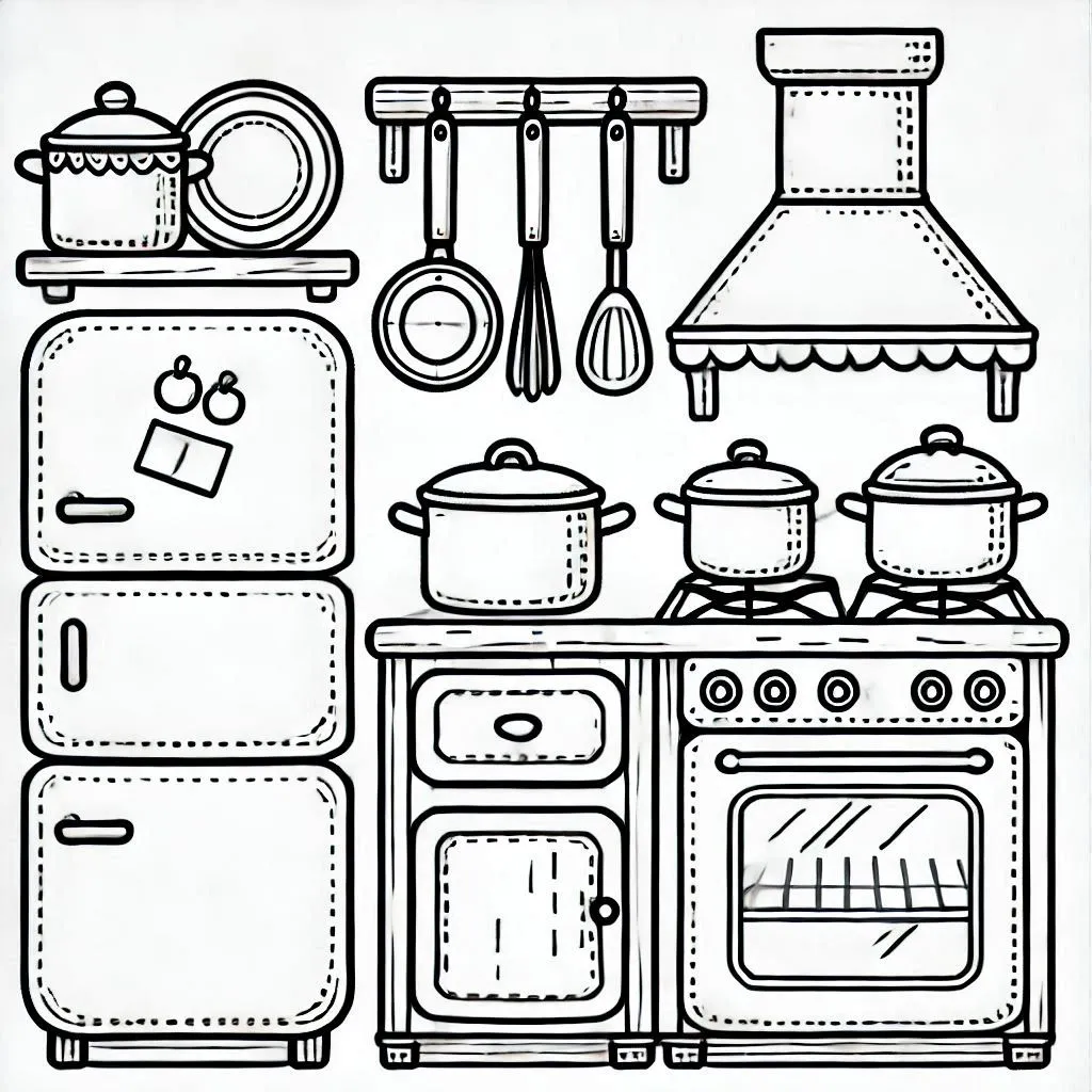 Restaurante Para Colorir 6