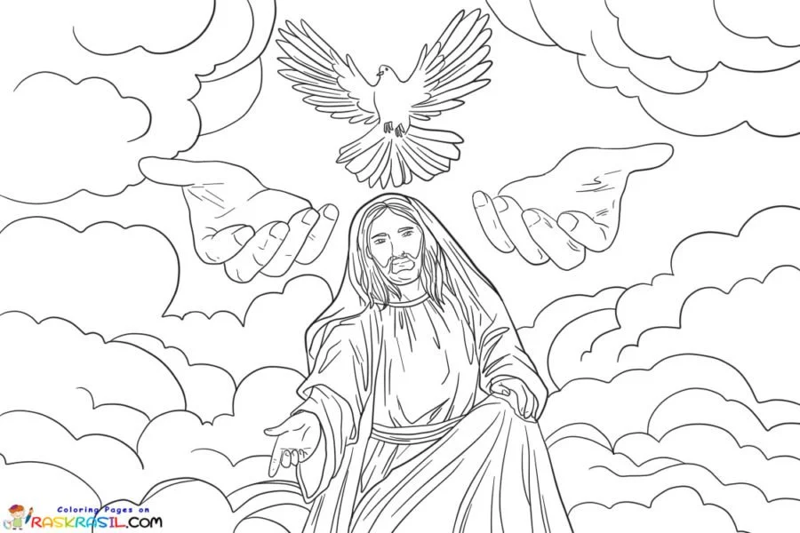 Resurrection Coloring Pages 12
