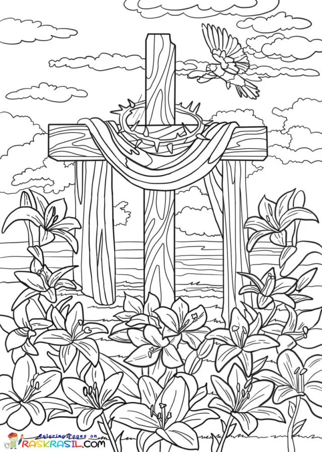 Resurrection Coloring Pages 15
