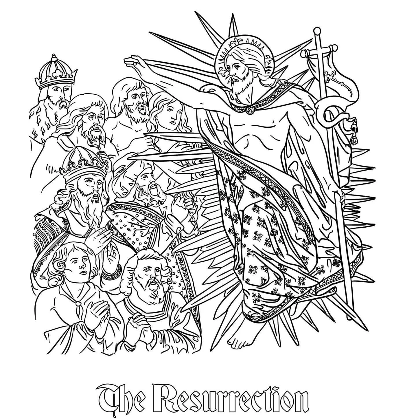 Resurrection Coloring Pages 7