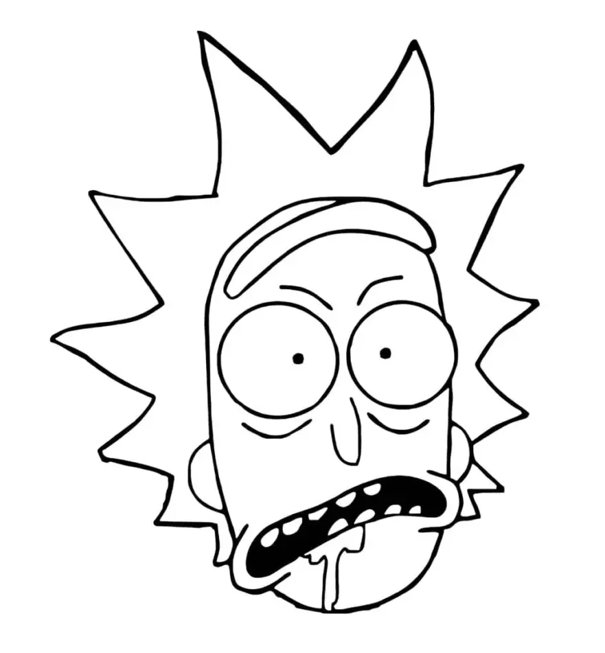 Rick and Morty Coloring Pages 4