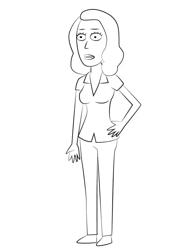 Rick and Morty Coloring Pages 55