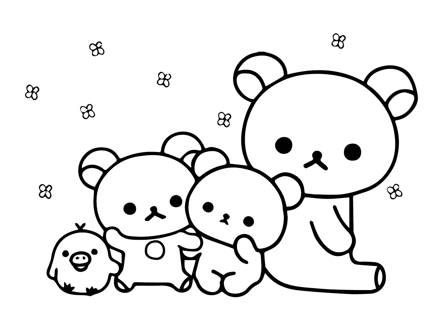 Rilakkuma Para Colorear 19