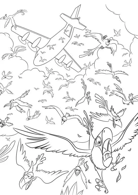 Desenhos de Rio Para Colorir 10