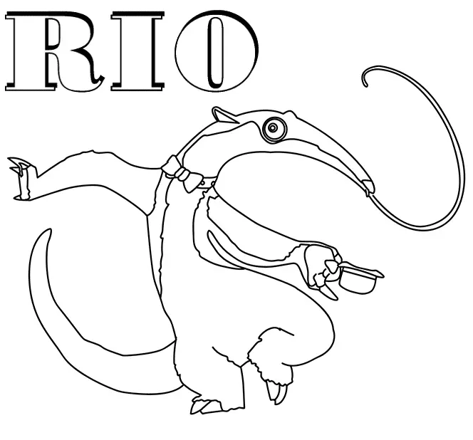 Desenhos de Rio Para Colorir 24
