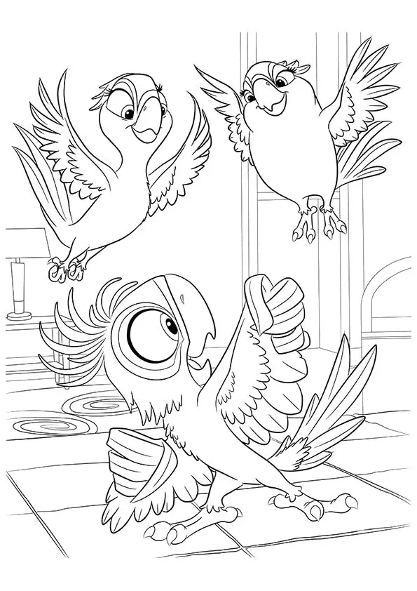 Desenhos de Rio Para Colorir 26