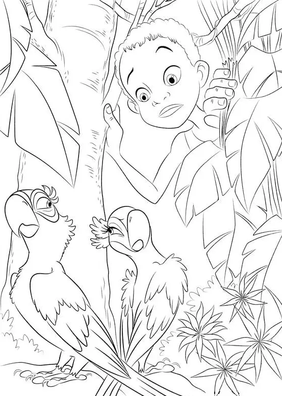 Desenhos de Rio Para Colorir 27