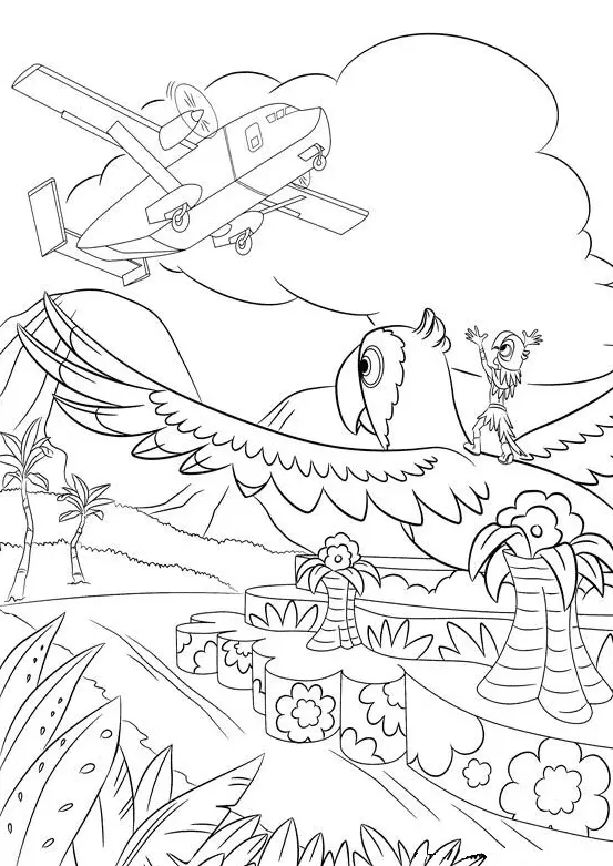 Desenhos de Rio Para Colorir 7