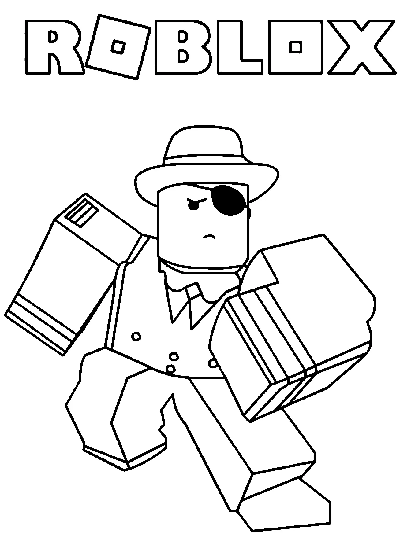 Roblox Coloring Pages 7