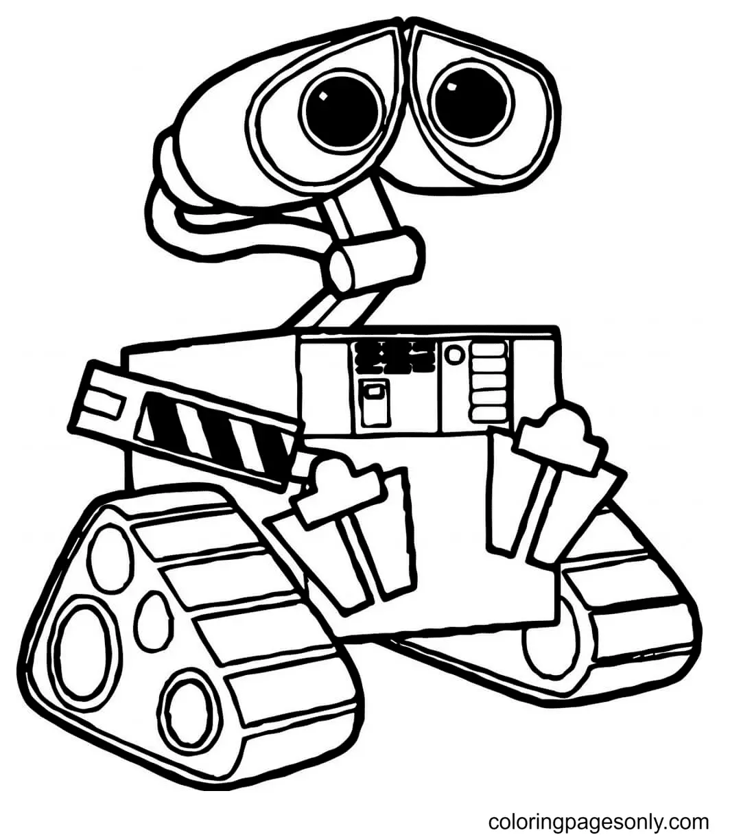 Robot Coloring Pages 1