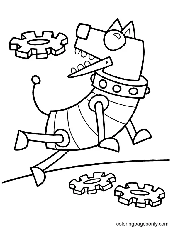 Robot Coloring Pages 29