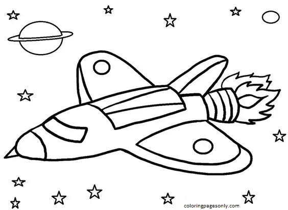 Raketen Ausmalbilder 16