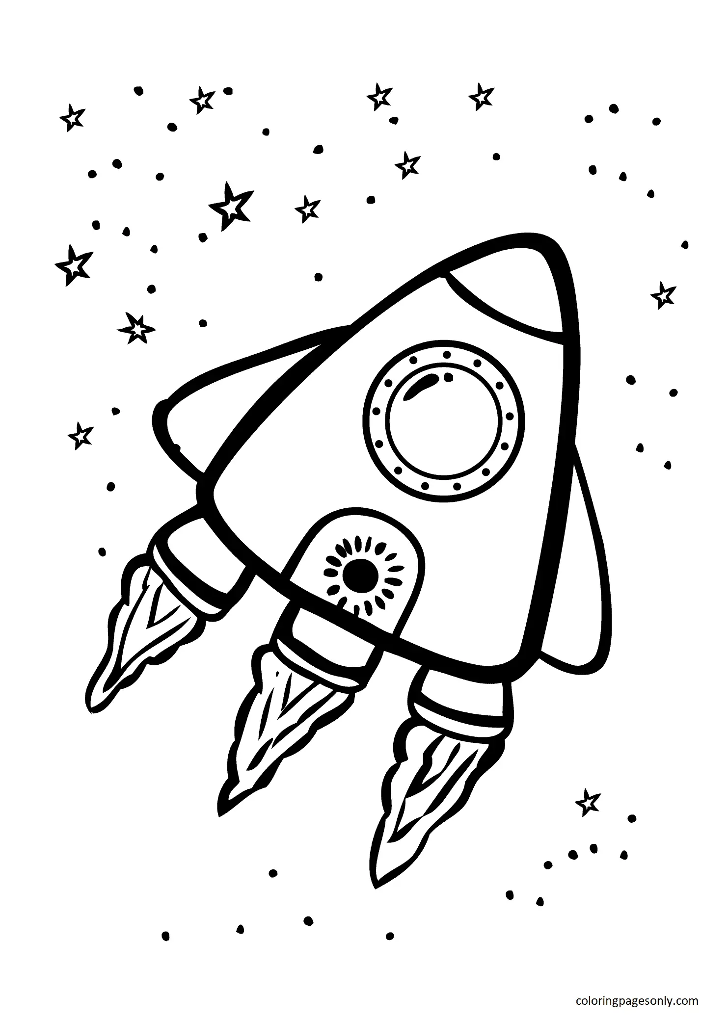 Raketen Ausmalbilder 19