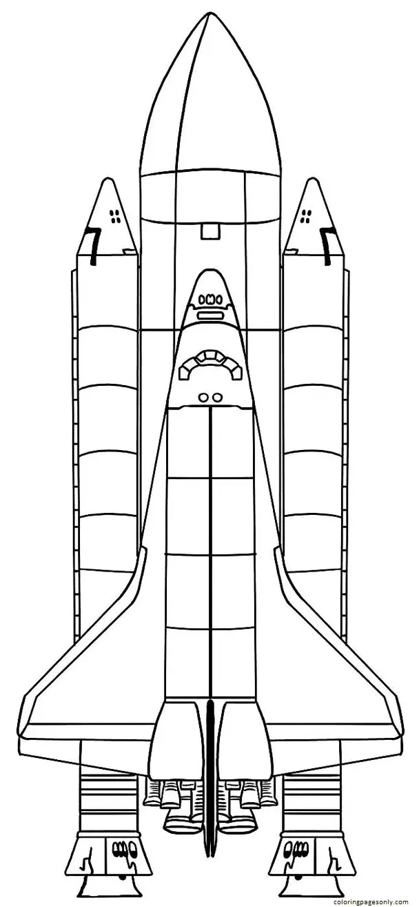 Raketen Ausmalbilder 9