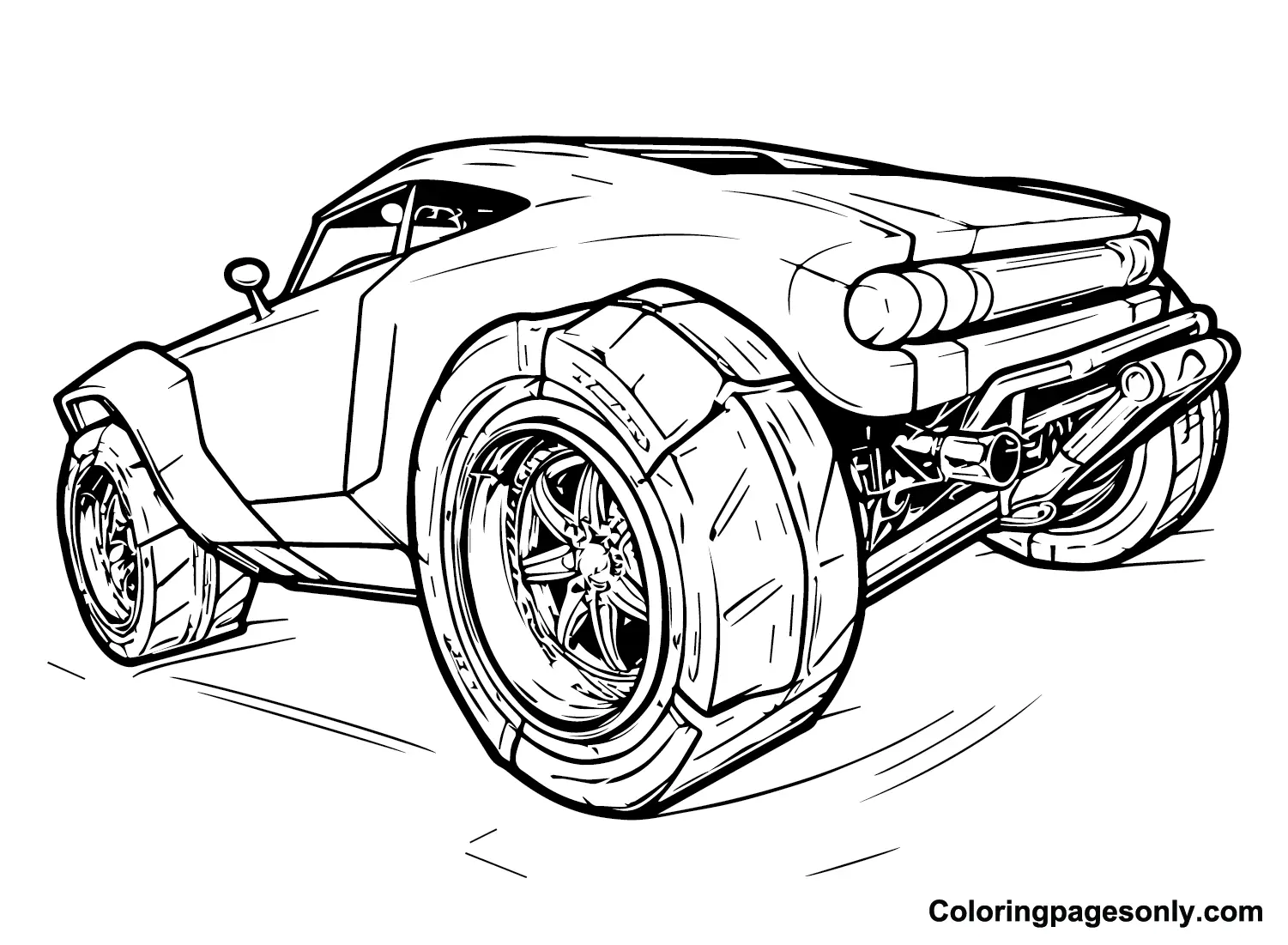 Rocket League Para Colorear 2