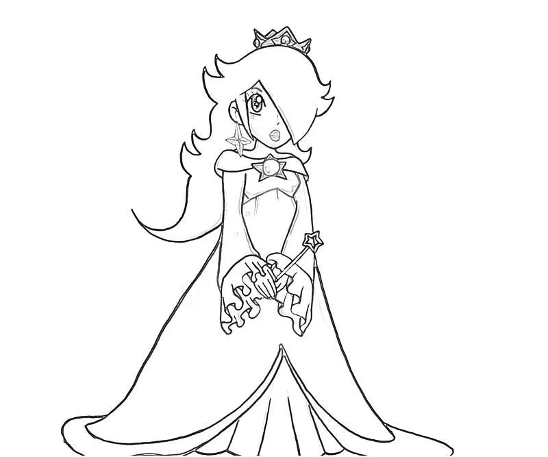 Rosalina Coloring Pages 12