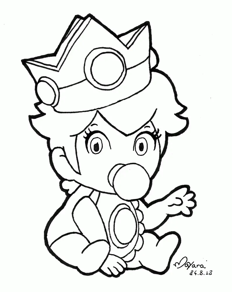 Rosalina Coloring Pages 22