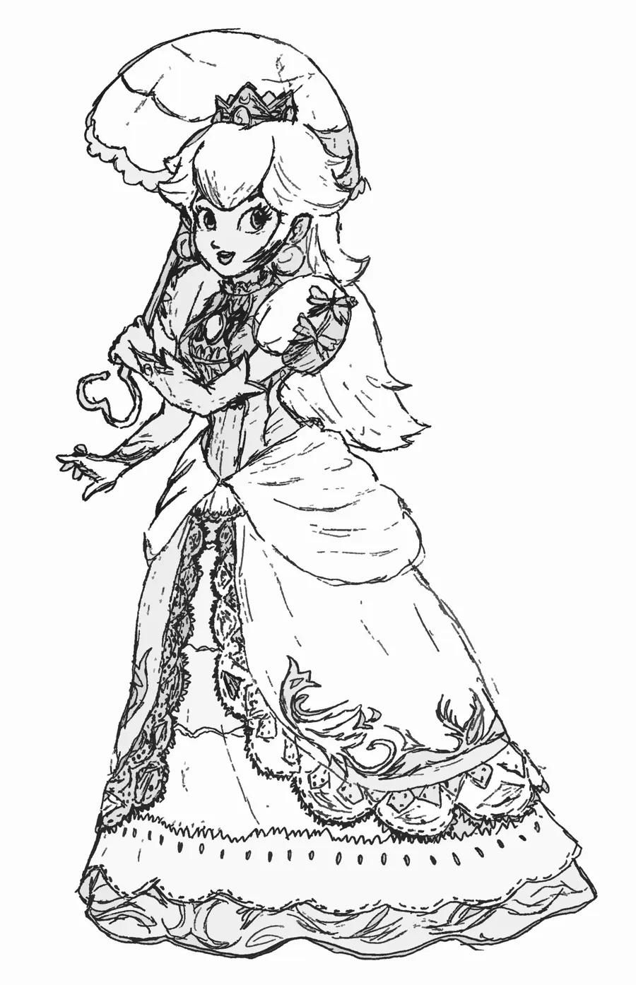 Rosalina Coloring Pages 26