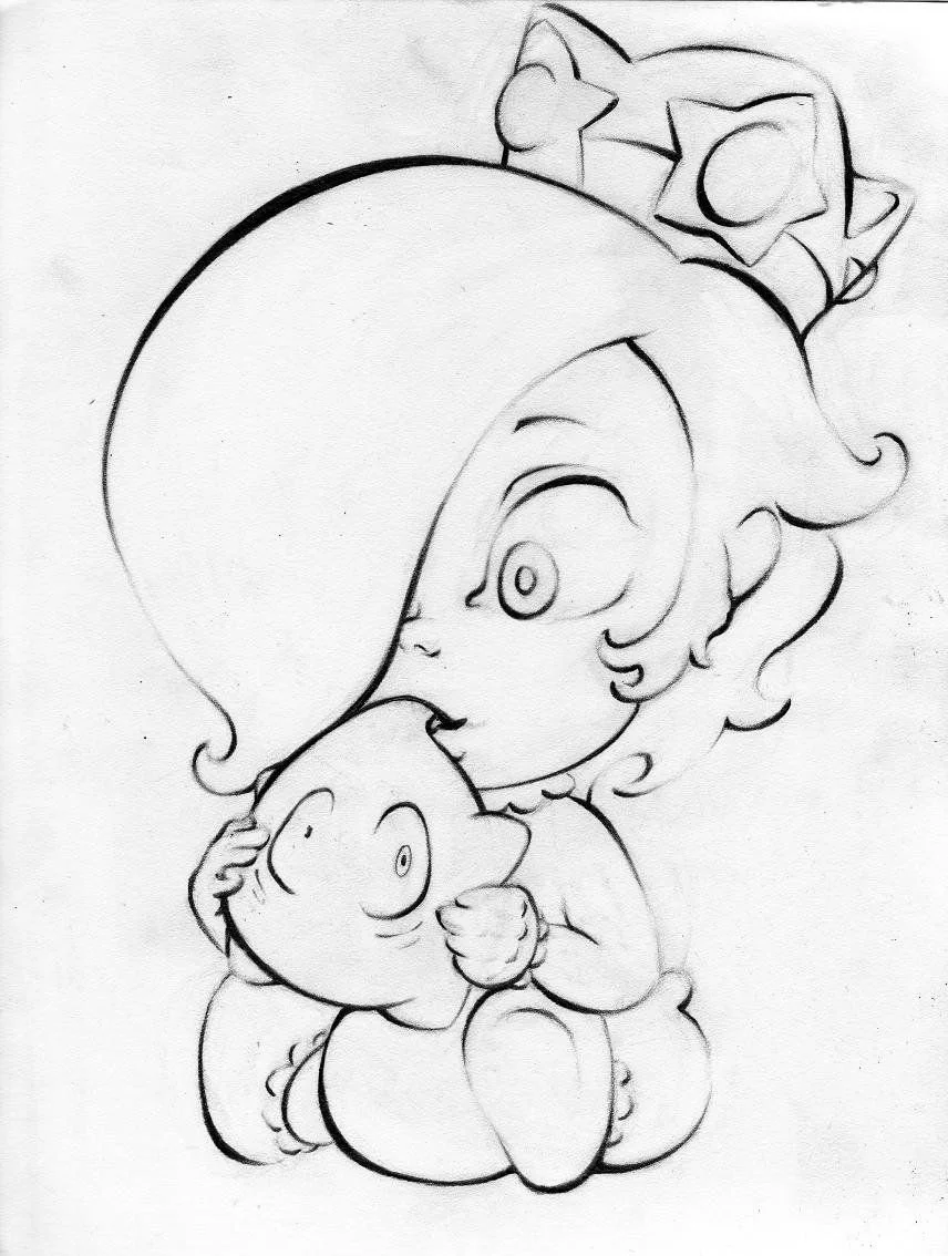 Rosalina Coloring Pages 30