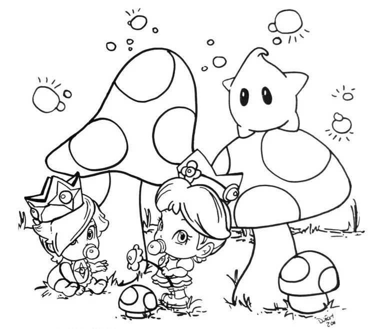 Rosalina Coloring Pages 31