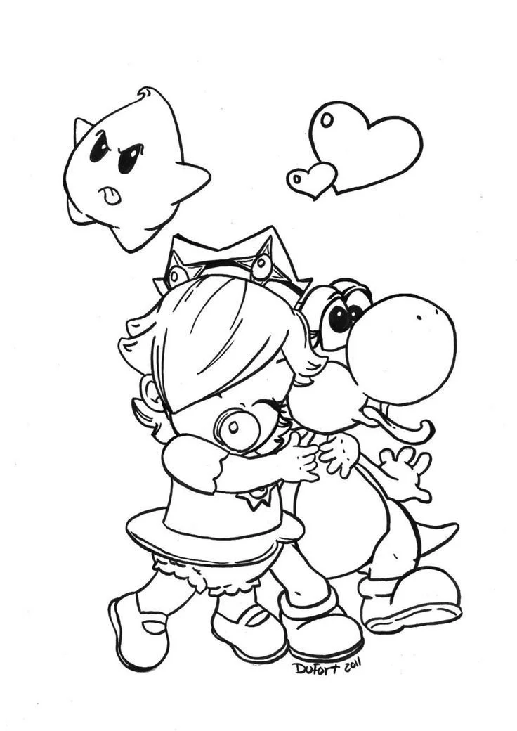 Rosalina Coloring Pages