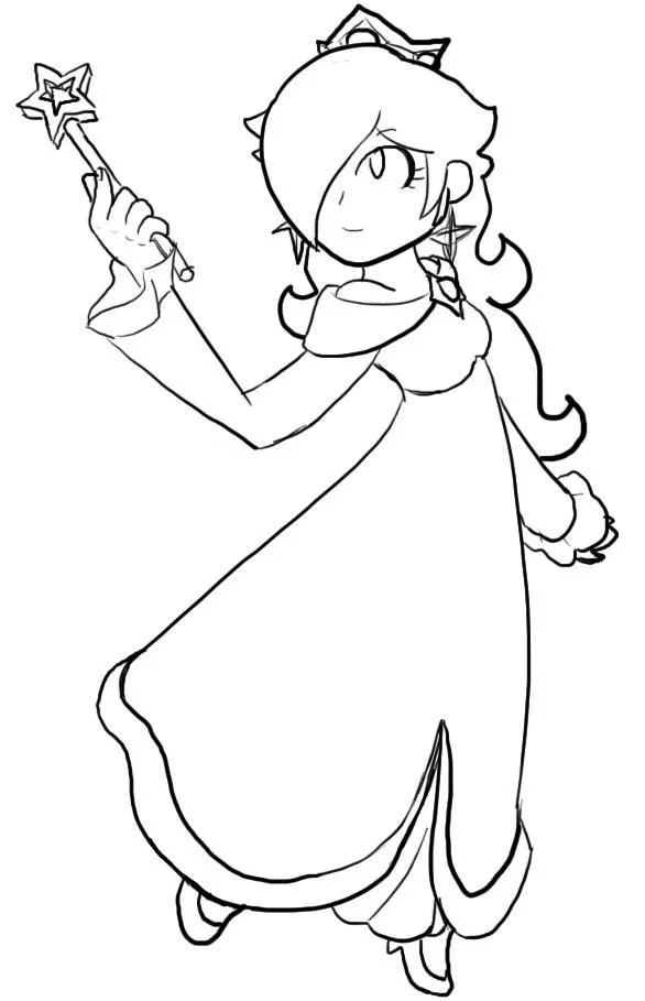 Rosalina Coloring Pages 5