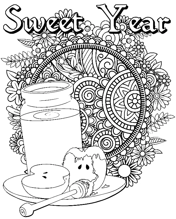 Rosh Hashanah Coloring Pages 12