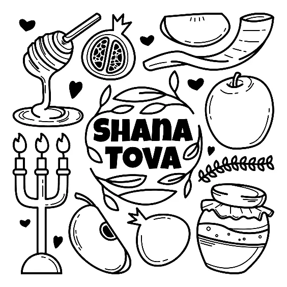 Rosh Hashanah Coloring Pages 14