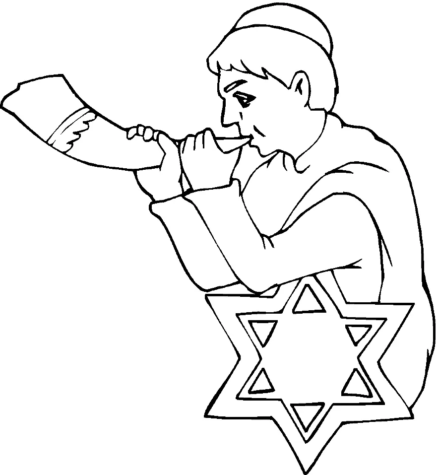 Rosh Hashanah Coloring Pages 45