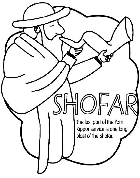 Rosh Hashanah Coloring Pages 6