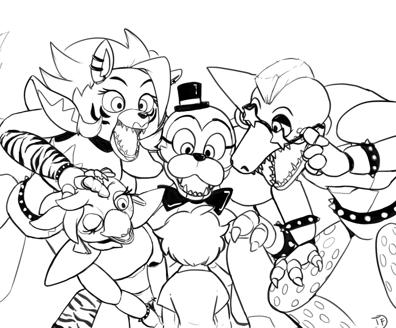 Roxanne Wolf Para Colorear 17