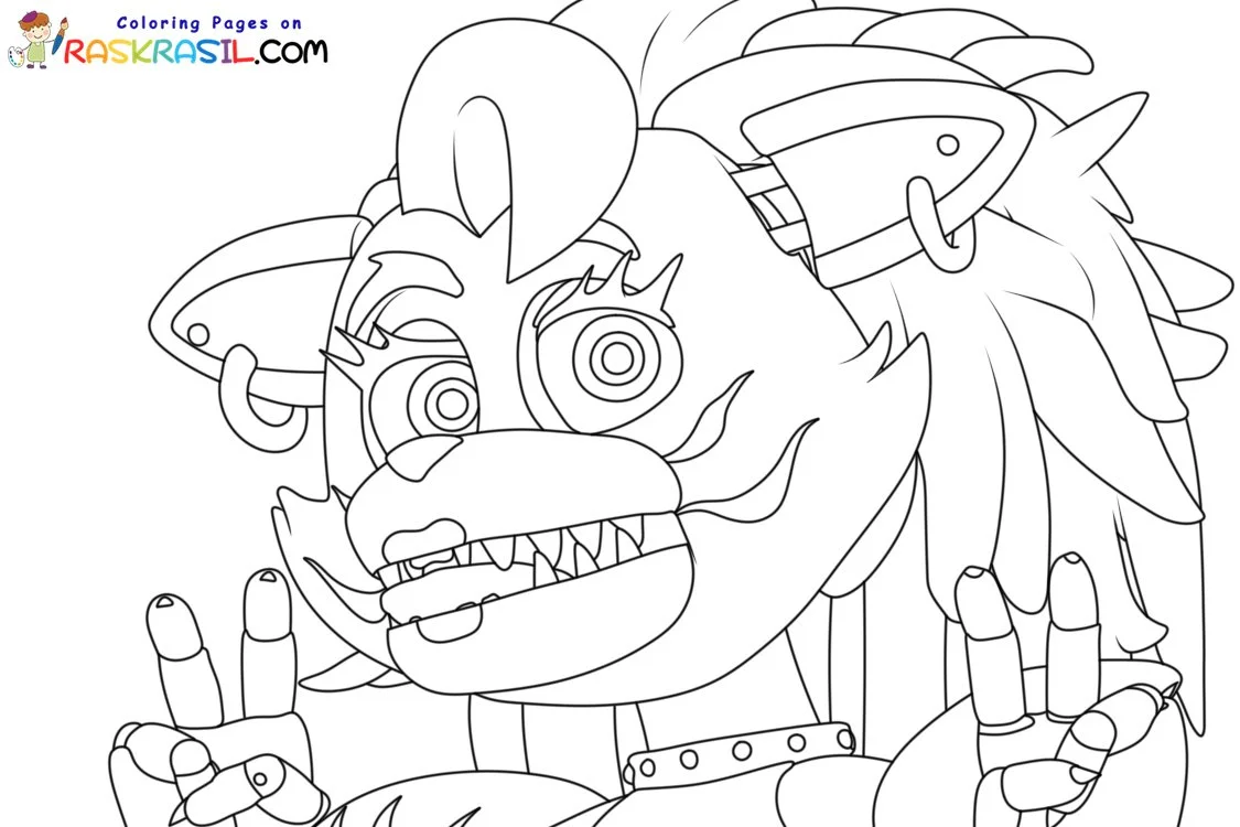 Roxanne Wolf Para Colorear 23