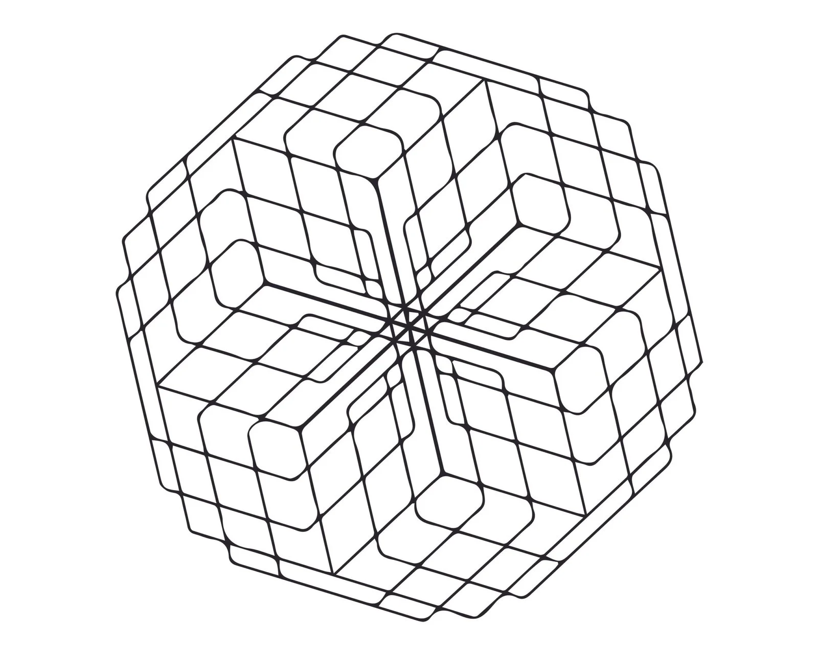 Rubiks Cube Coloring Pages 13