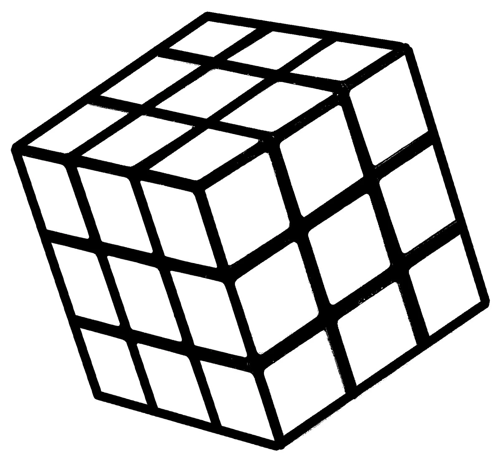Rubiks Cube Coloring Pages 25