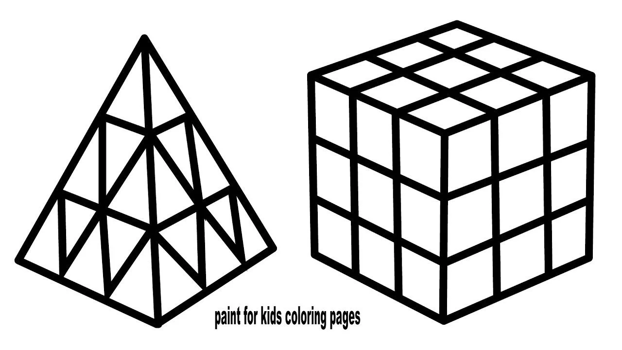 Rubiks Cube Coloring Pages 27