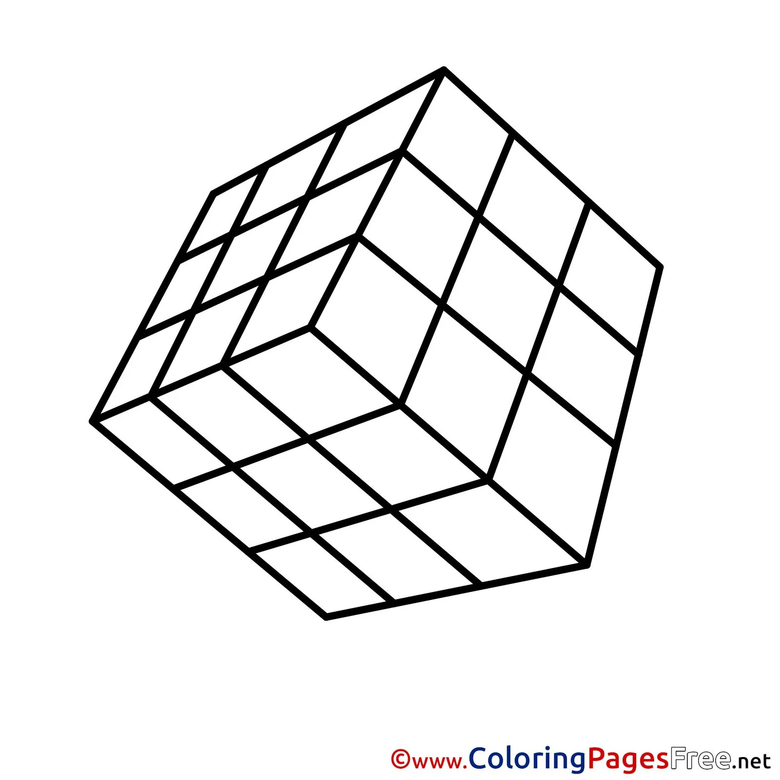 Rubiks Cube Coloring Pages 28