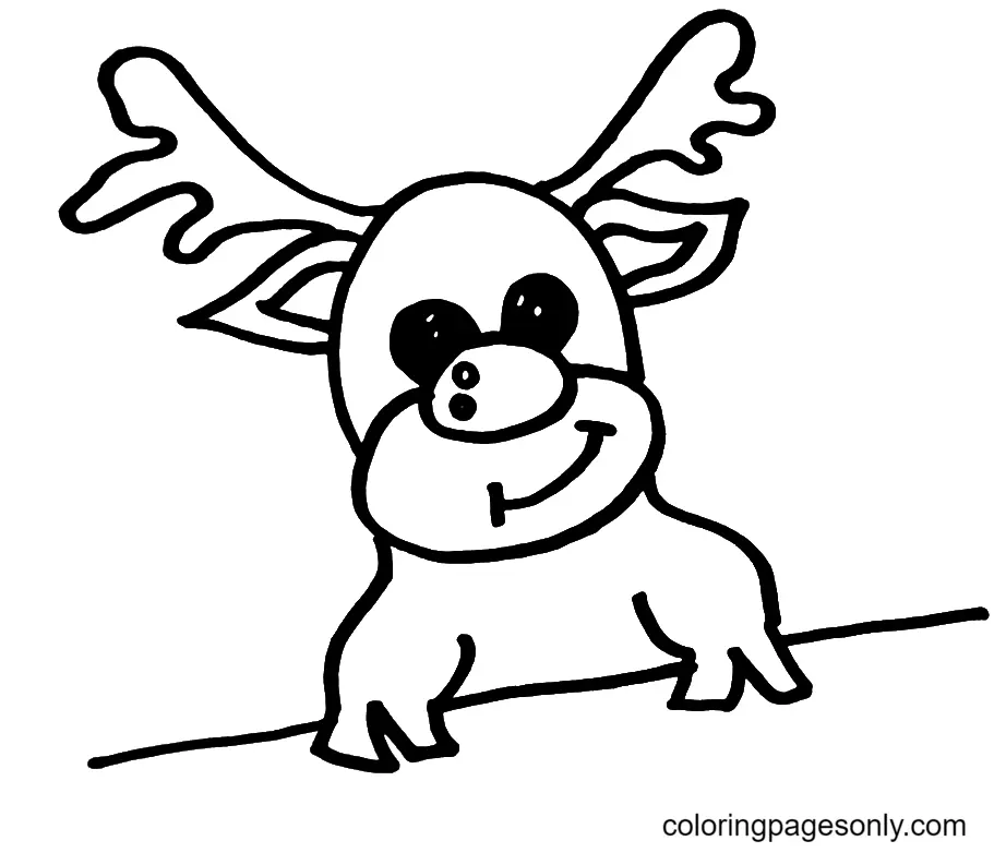 Desenhos de Rodolfo Para Colorir