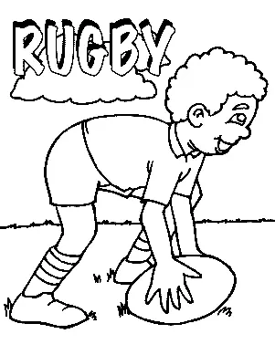 Rugby Ausmalbilder